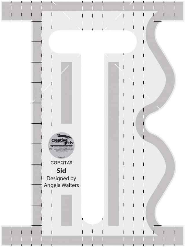 Règle Sid Machine Quilting Tool Creative Grids