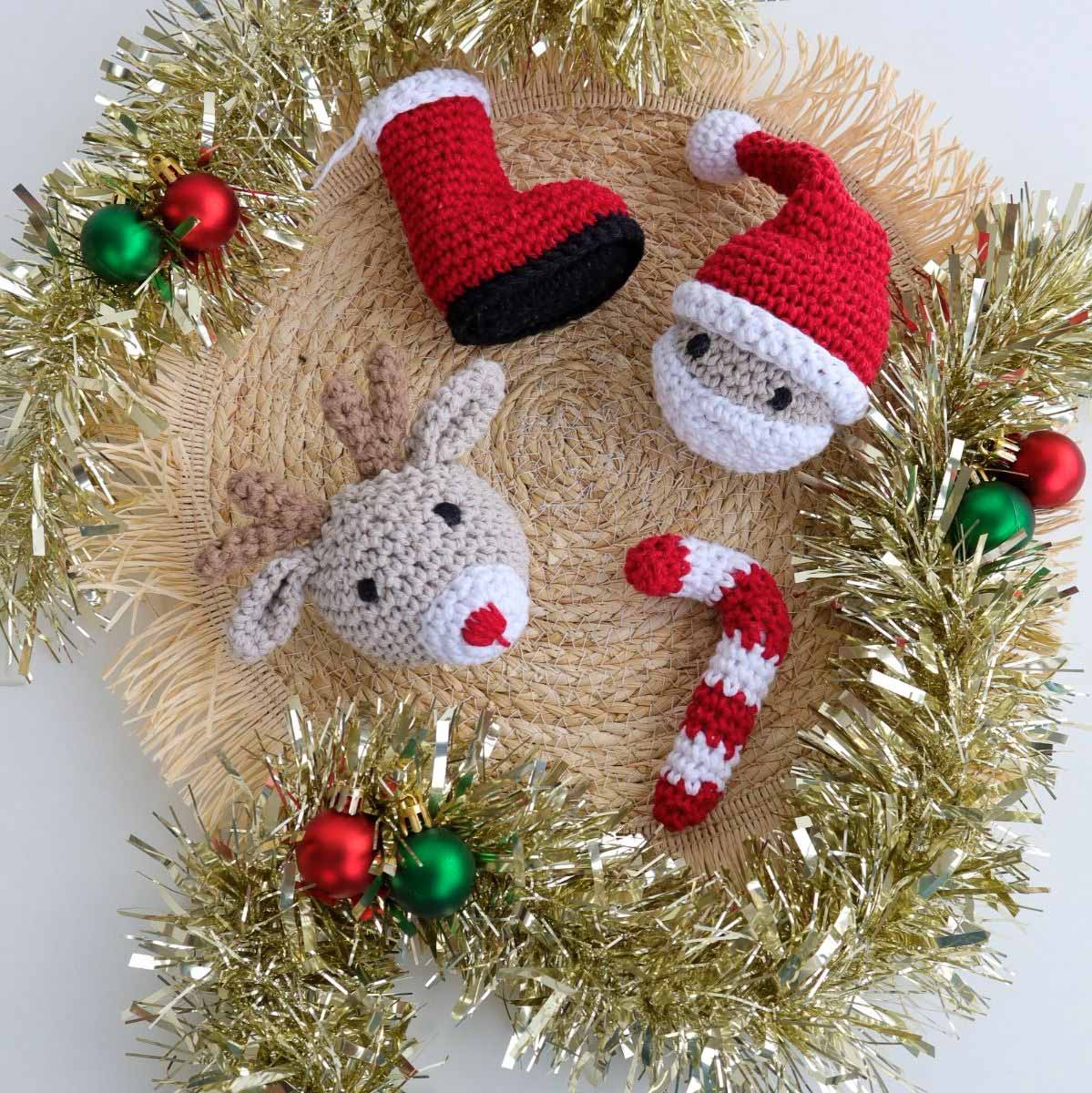 Crochet kit - Christmas decorations