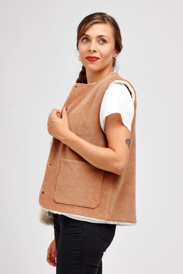 Hathor sleeveless jacket - I am patterns