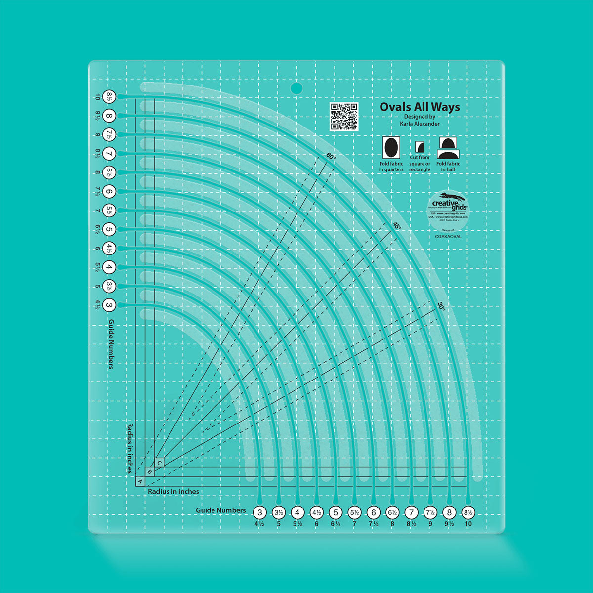 Règle Oval All Ways Creative Grids