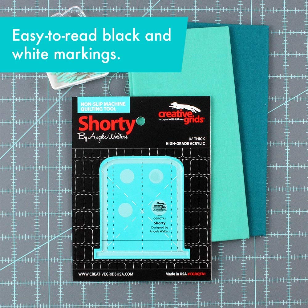 Règle Shorty Machine Quilting Tool Creative Grids