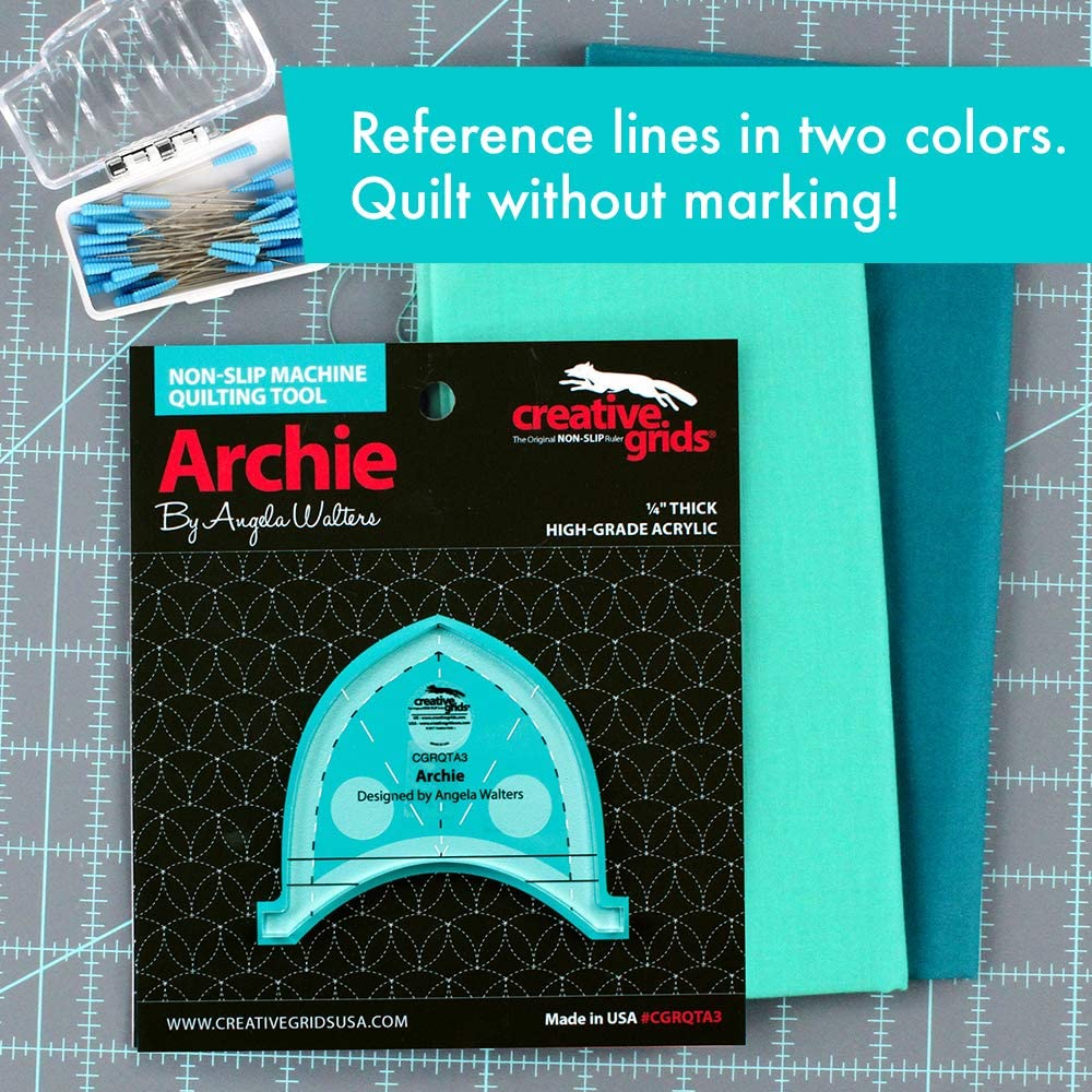 Règle Archie Machine Quilting Tool Creative Grids