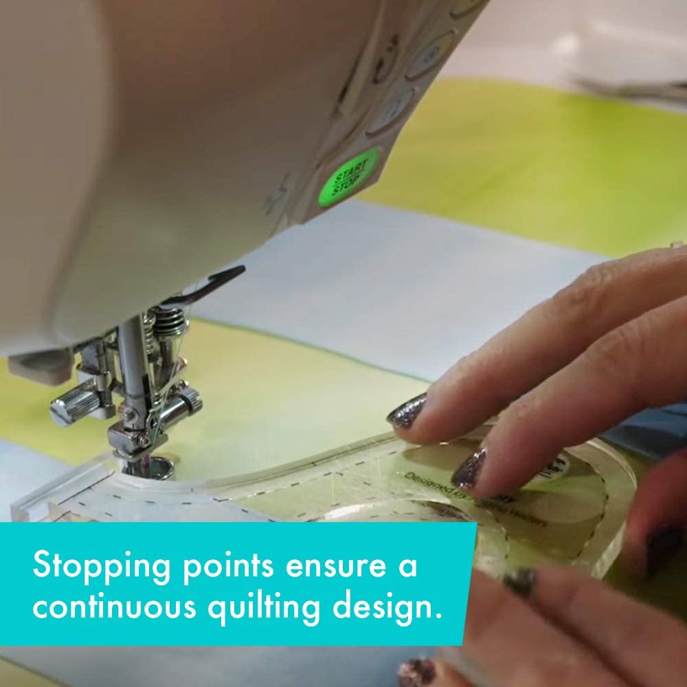 Règle Squiggy Machine Quilting Tool Creative Grids