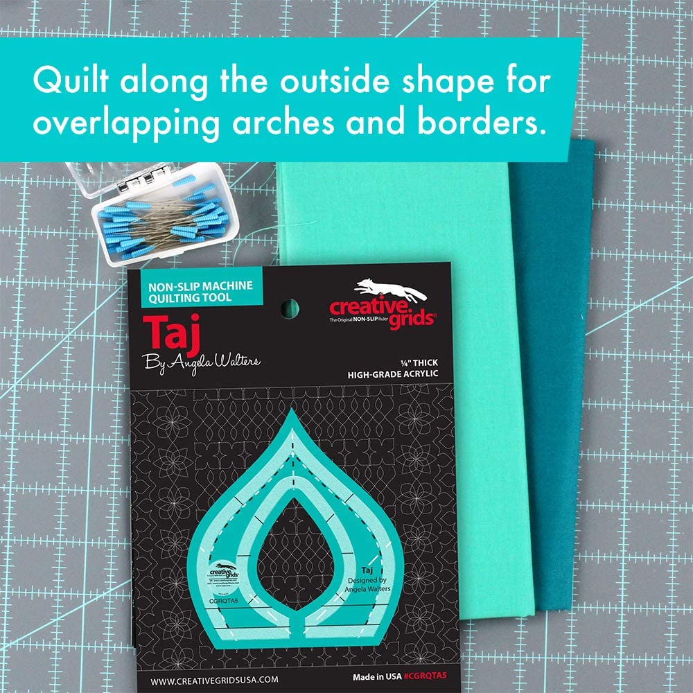 Règle Taj Machine Quilting Tool Creative Grids