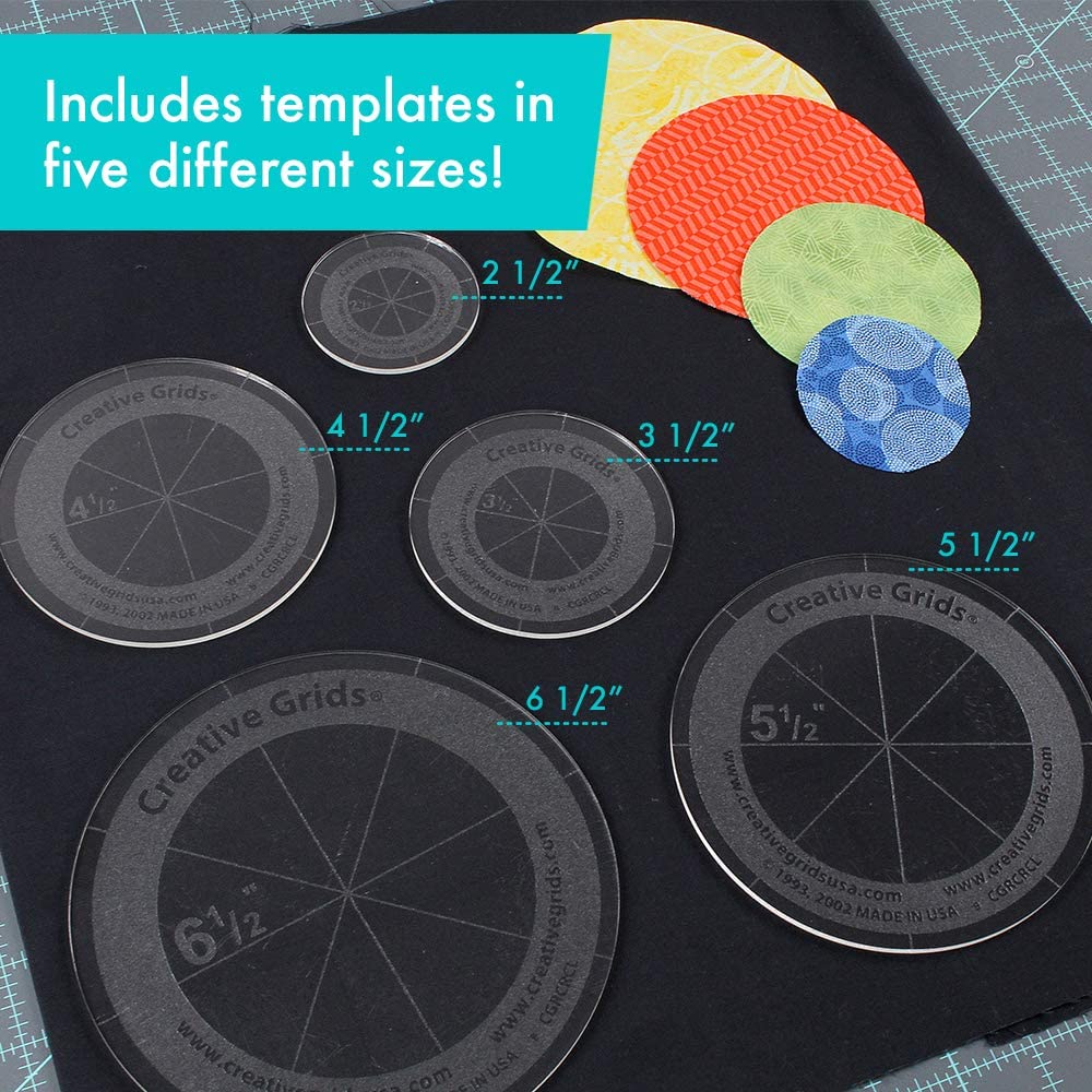 Set of 5 rules Circles Creative Grids