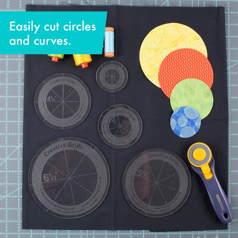 Set of 5 rules Circles Creative Grids