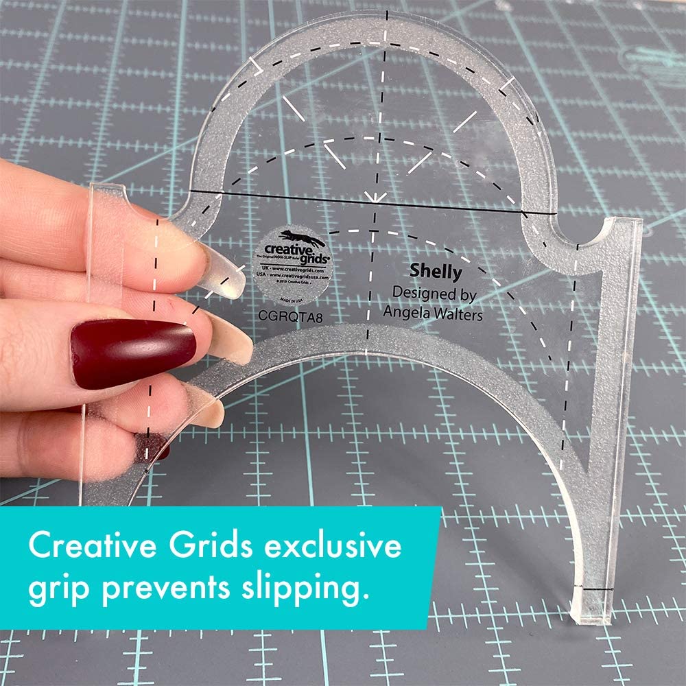 Règle Shelly Machine Quilting Tool Creative Grids