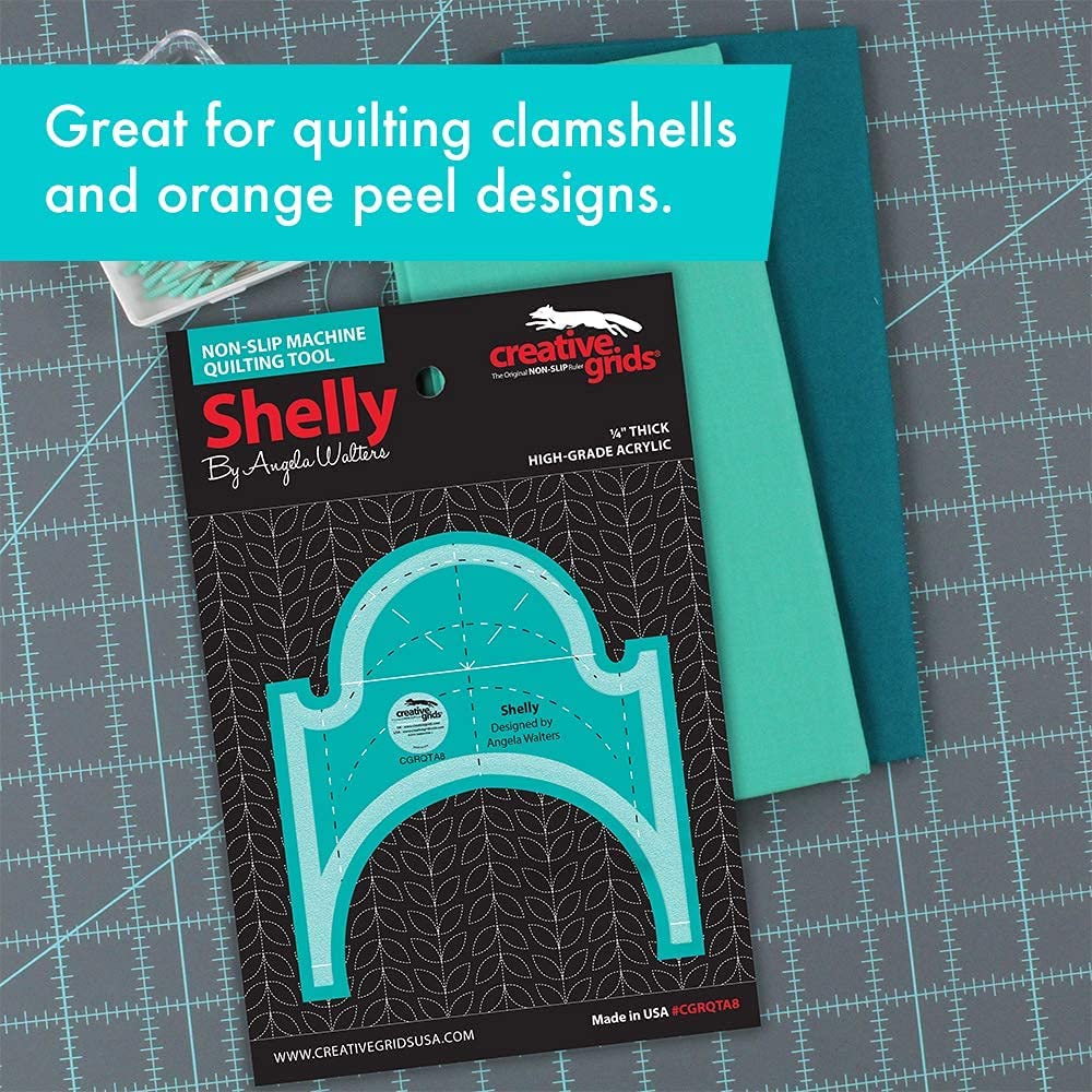 Règle Shelly Machine Quilting Tool Creative Grids