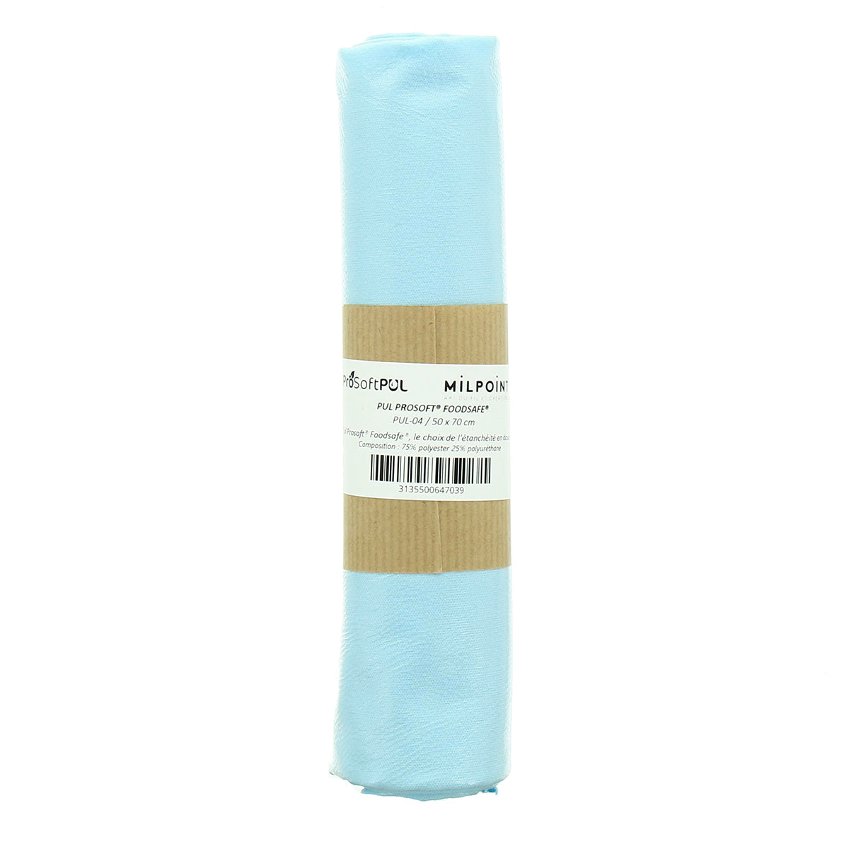 Waterproof pulk fabric 50 x 70 cm - sky blue