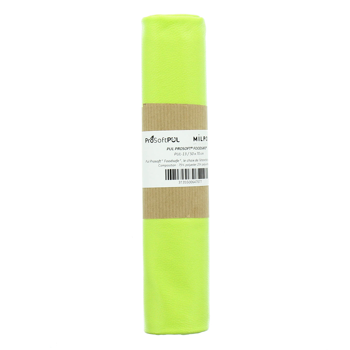 Coupon tissu pul imperméable 50 x 70 cm - Vert pomme