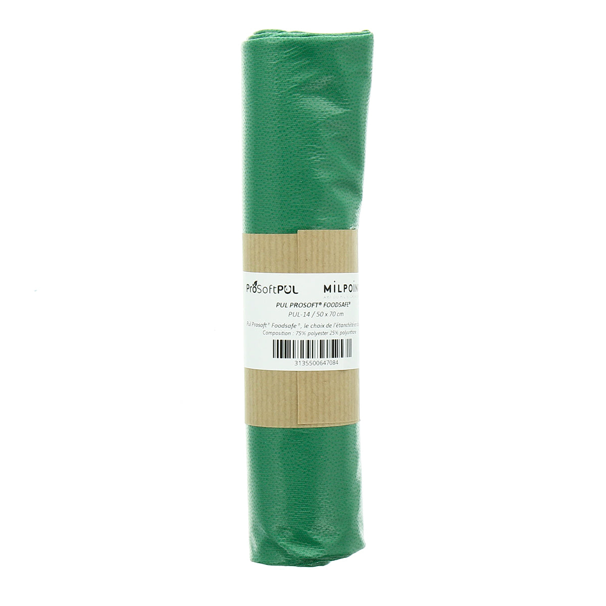 Coupon tissu pul imperméable 50 x 70 cm - Vert sapin