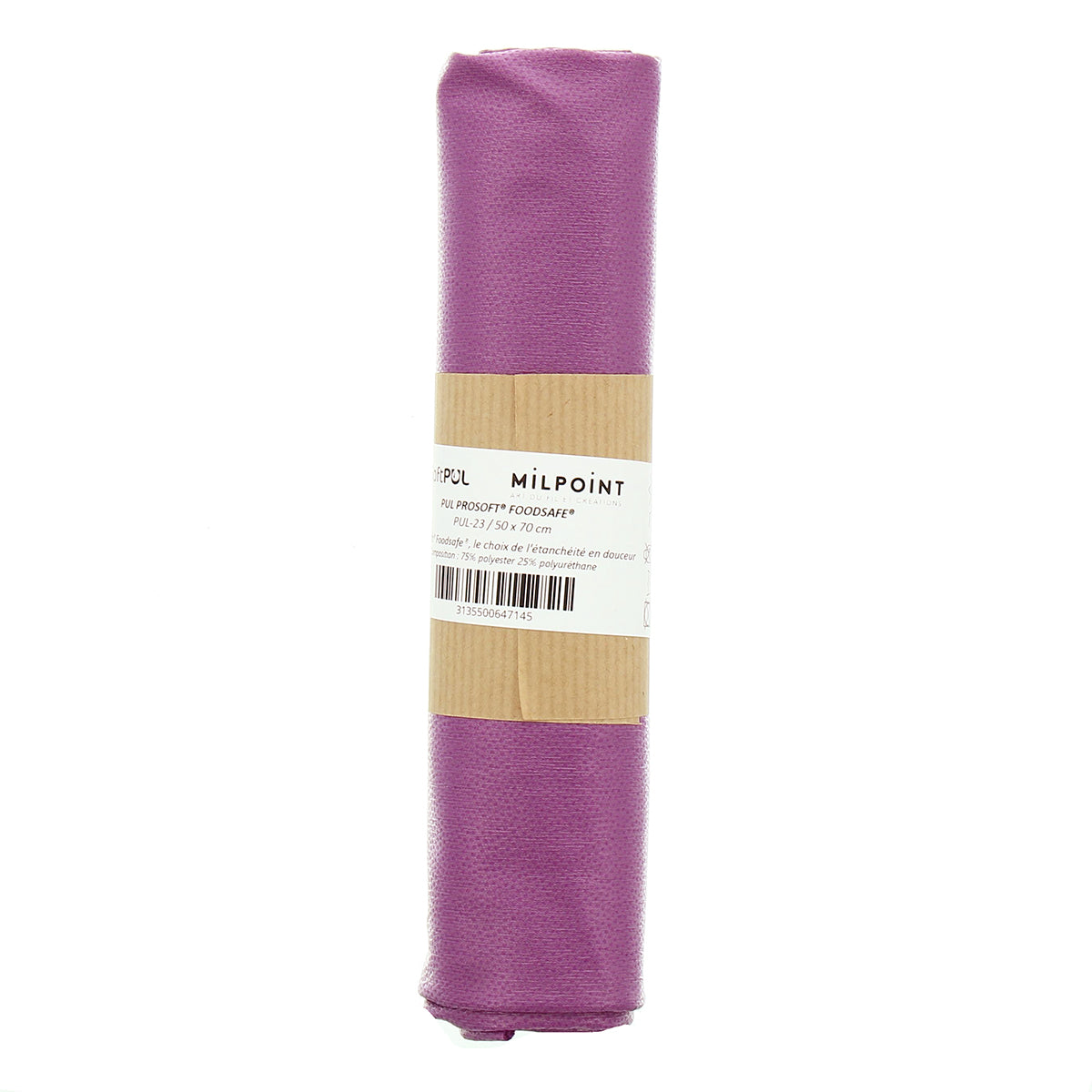 Coupon tissu pul imperméable 50 x 70 cm - Orchidée