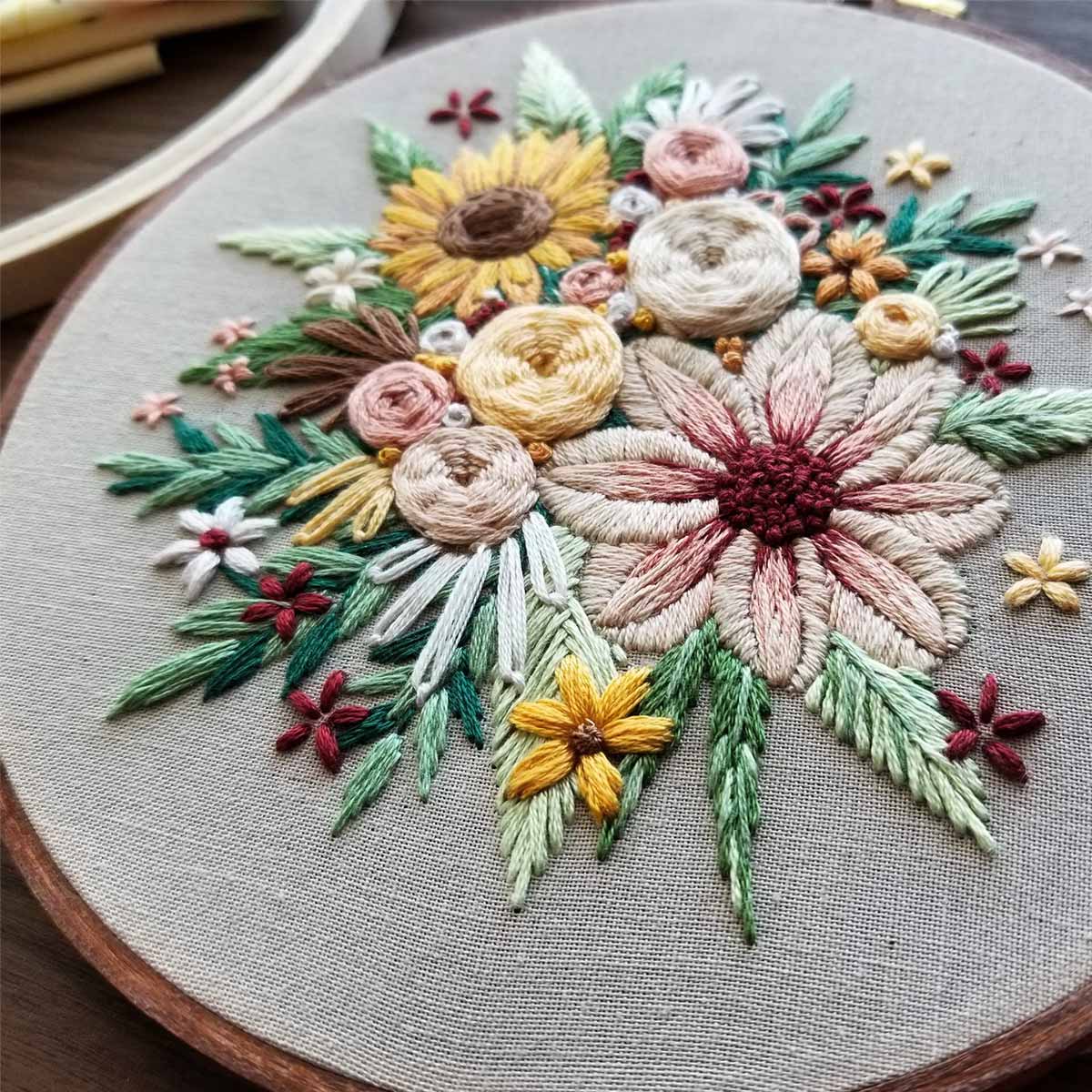 Kit Embroidery - Floral Harvest