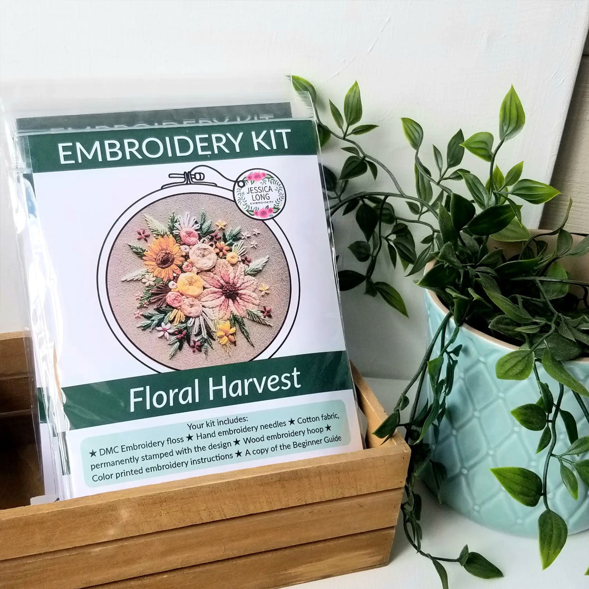 Kit Embroidery - Floral Harvest