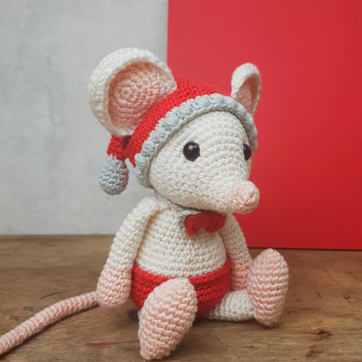 Kit crochet - Souris de noël