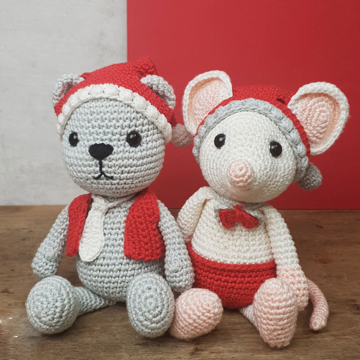 Kit crochet - Souris de noël