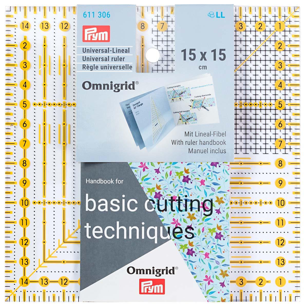 Omnigrid Patchwork Rule 15 x 15 cm grid