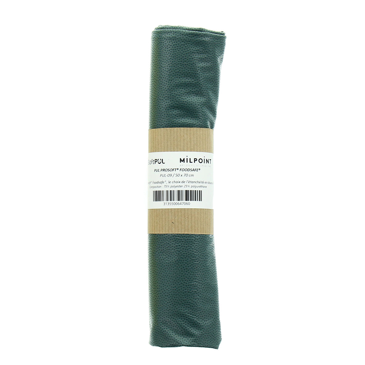 Coupon tissu pul imperméable 50 x 70 cm - Vert profond