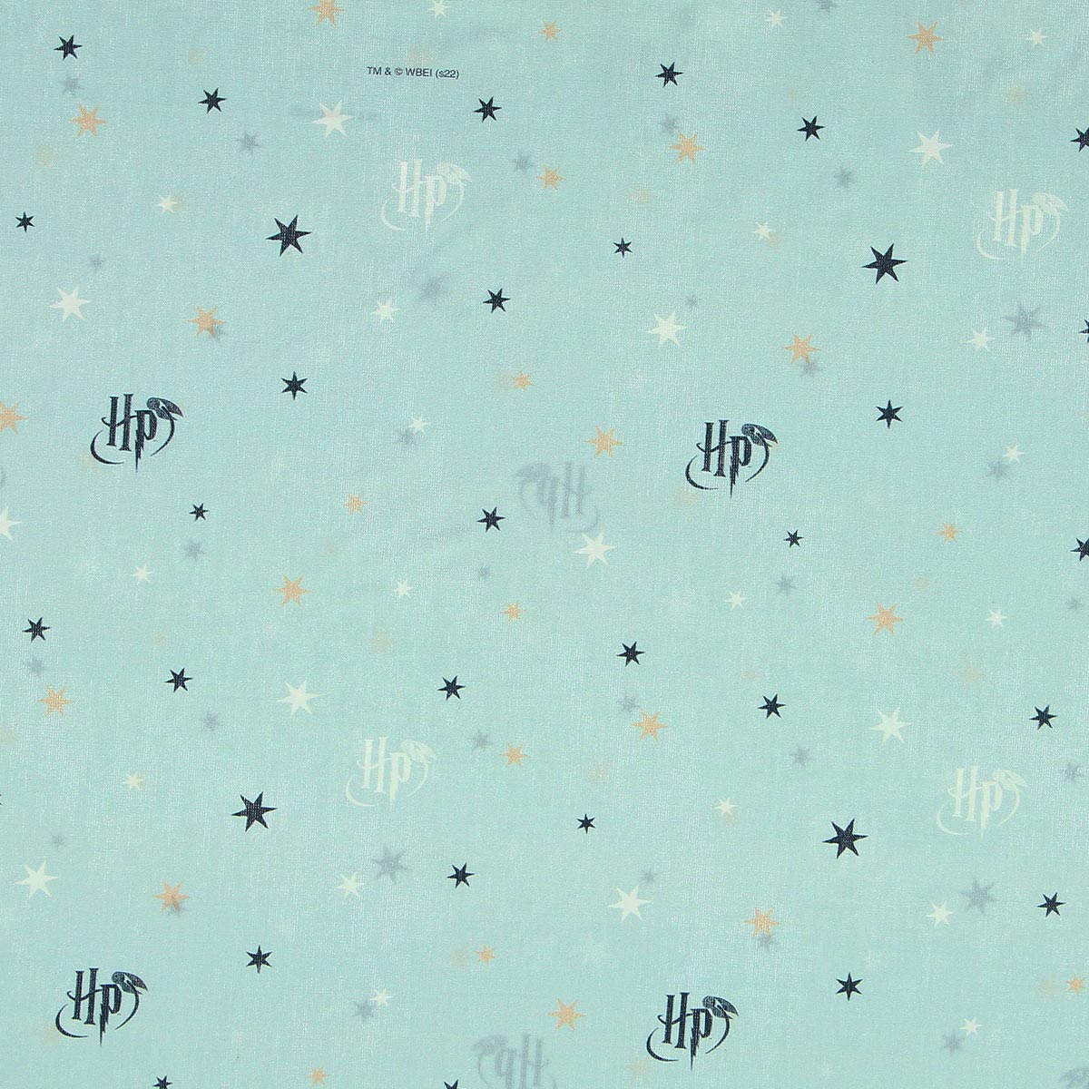 Cotton poplin fabric - Harry Potter - HP and Stars Blue Found