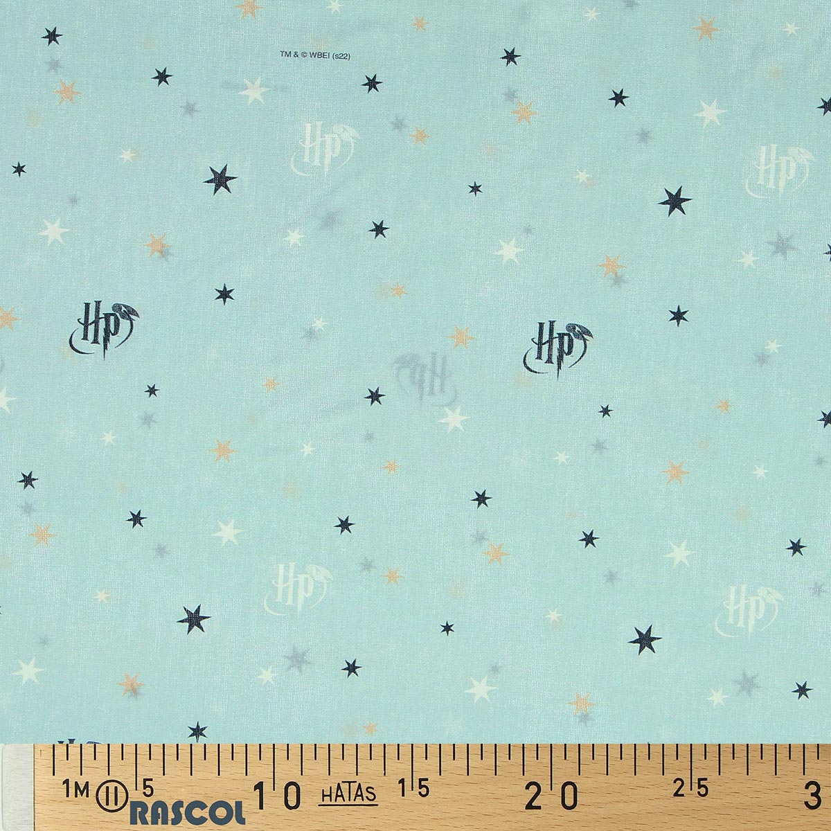 Cotton poplin fabric - Harry Potter - HP and Stars Blue Found