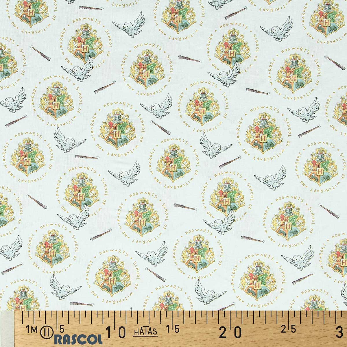 Cotton poplin fabric - Harry Potter - Logo and nice white background