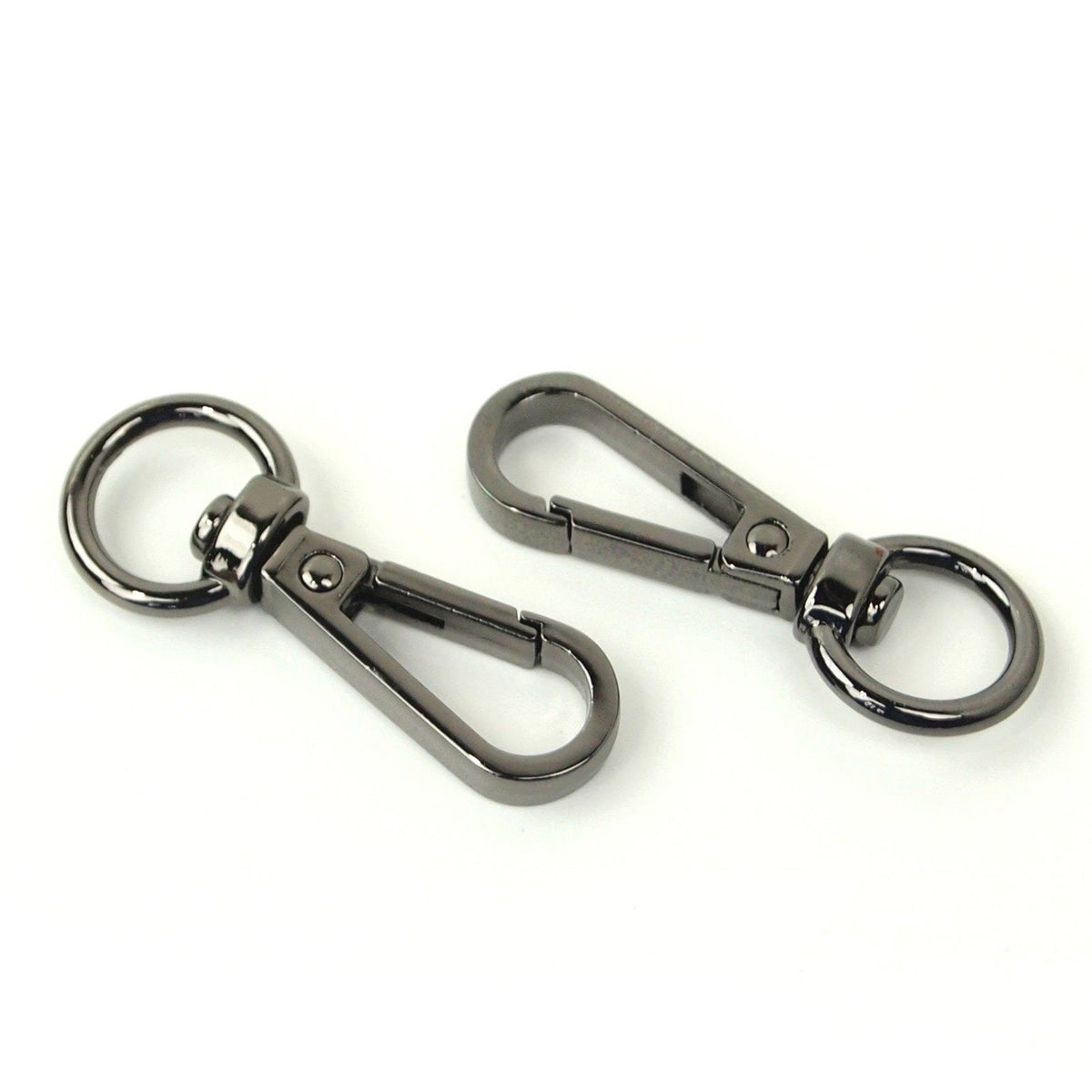 Set of 2 metal carabiners - rifle cannon 12.7 mm