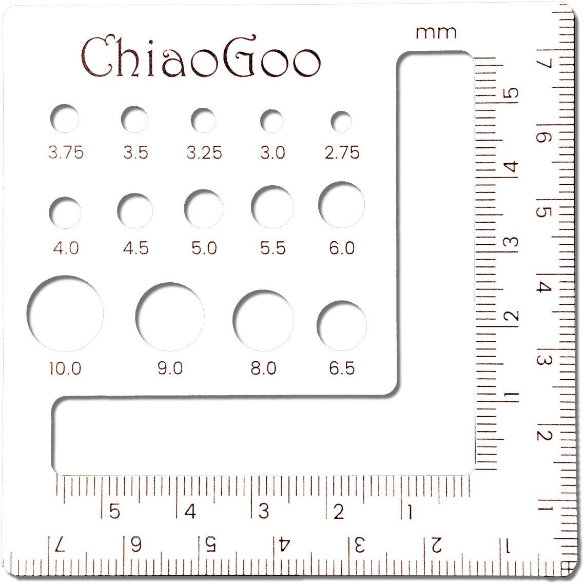 Chiaogoo needle gauge