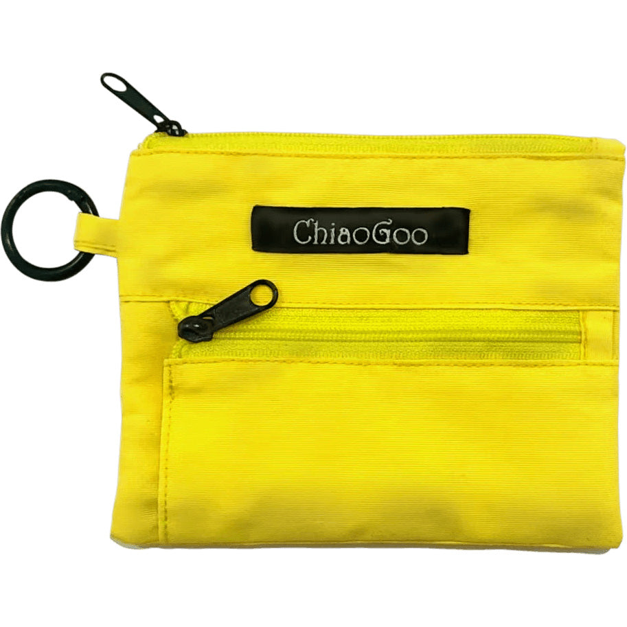 Mini pochette jaune pour aiguilles Shorties Large ChiaoGoo