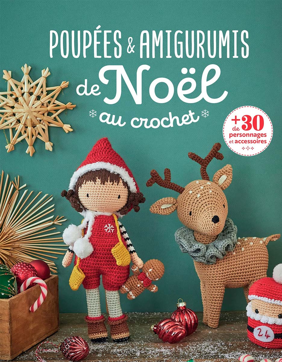 Livre poupées et amigurumis de noël au crochet