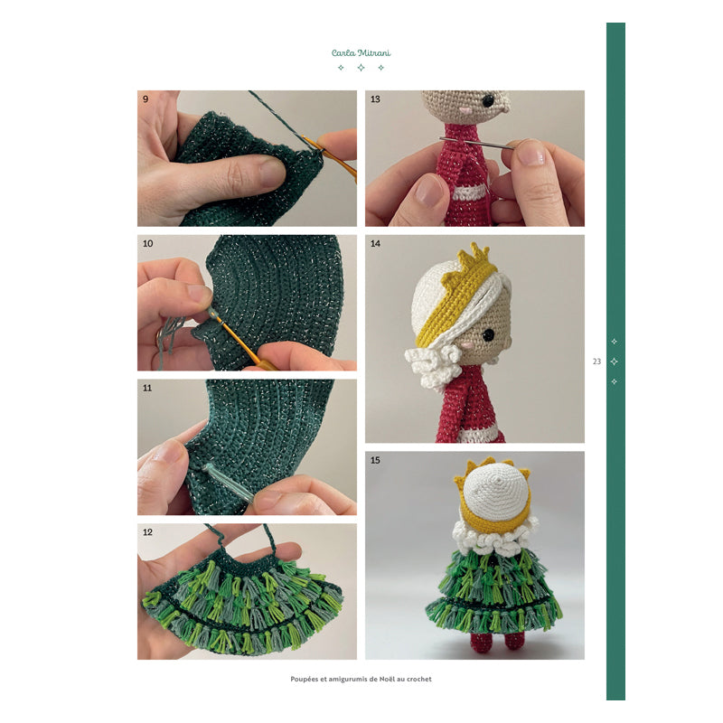 Livre poupées et amigurumis de noël au crochet