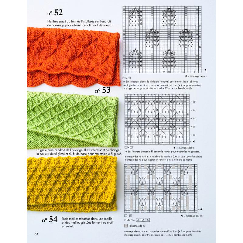 Livre 55 motifs originaux au tricot