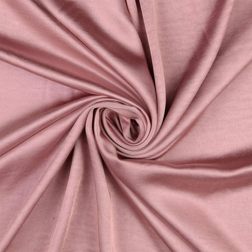 Tissu satin deluxe touché soie - Rose