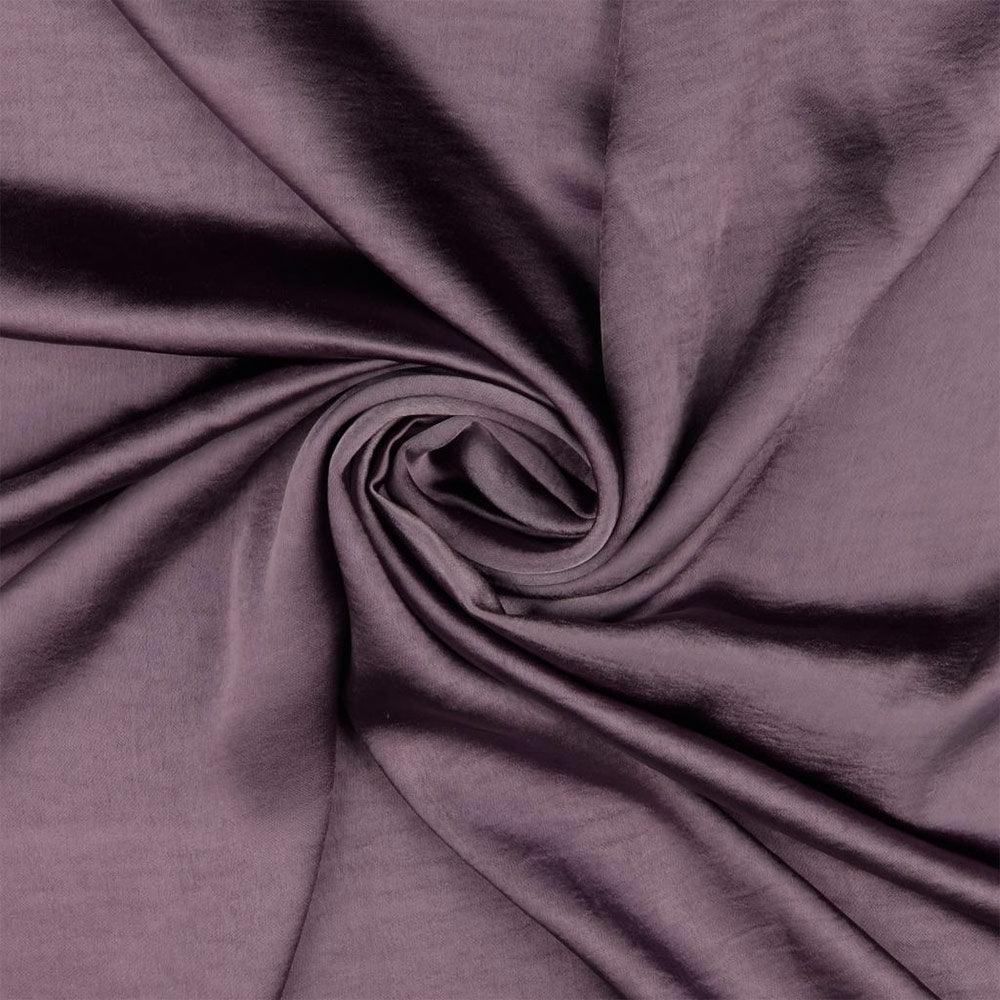 Deluxe Satin Stoff berührte Seide - Lilac