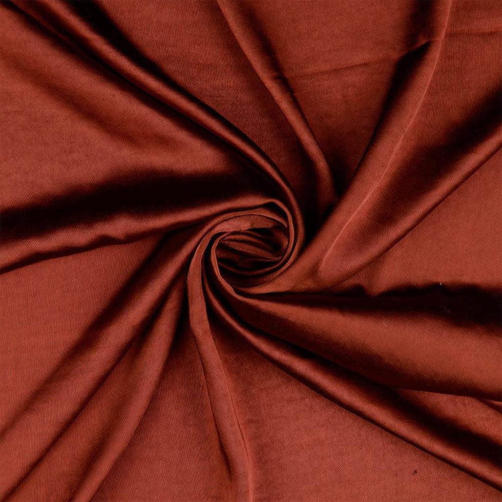 Deluxe satin fabric touched silk - copper