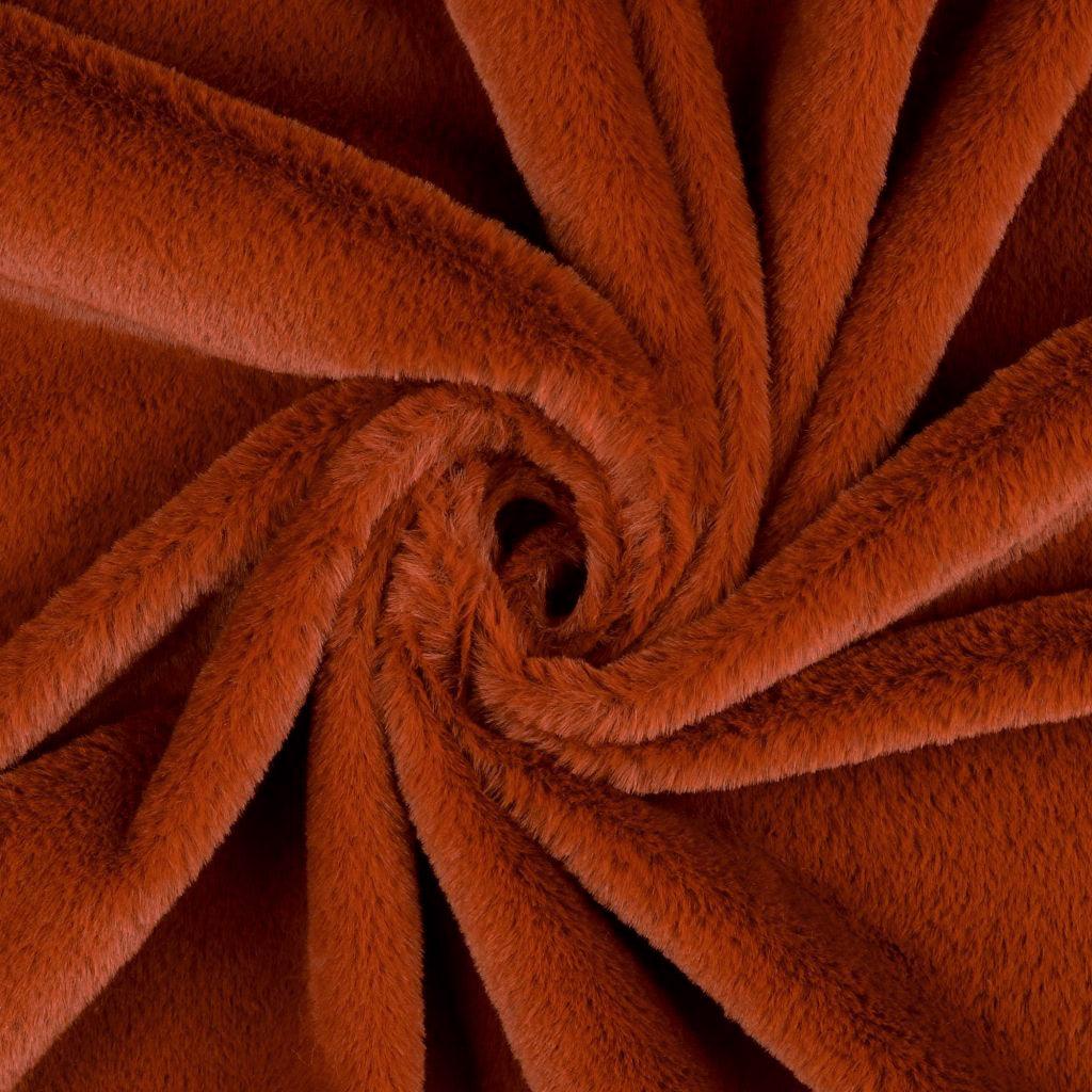 Faux fur fabric - Copper