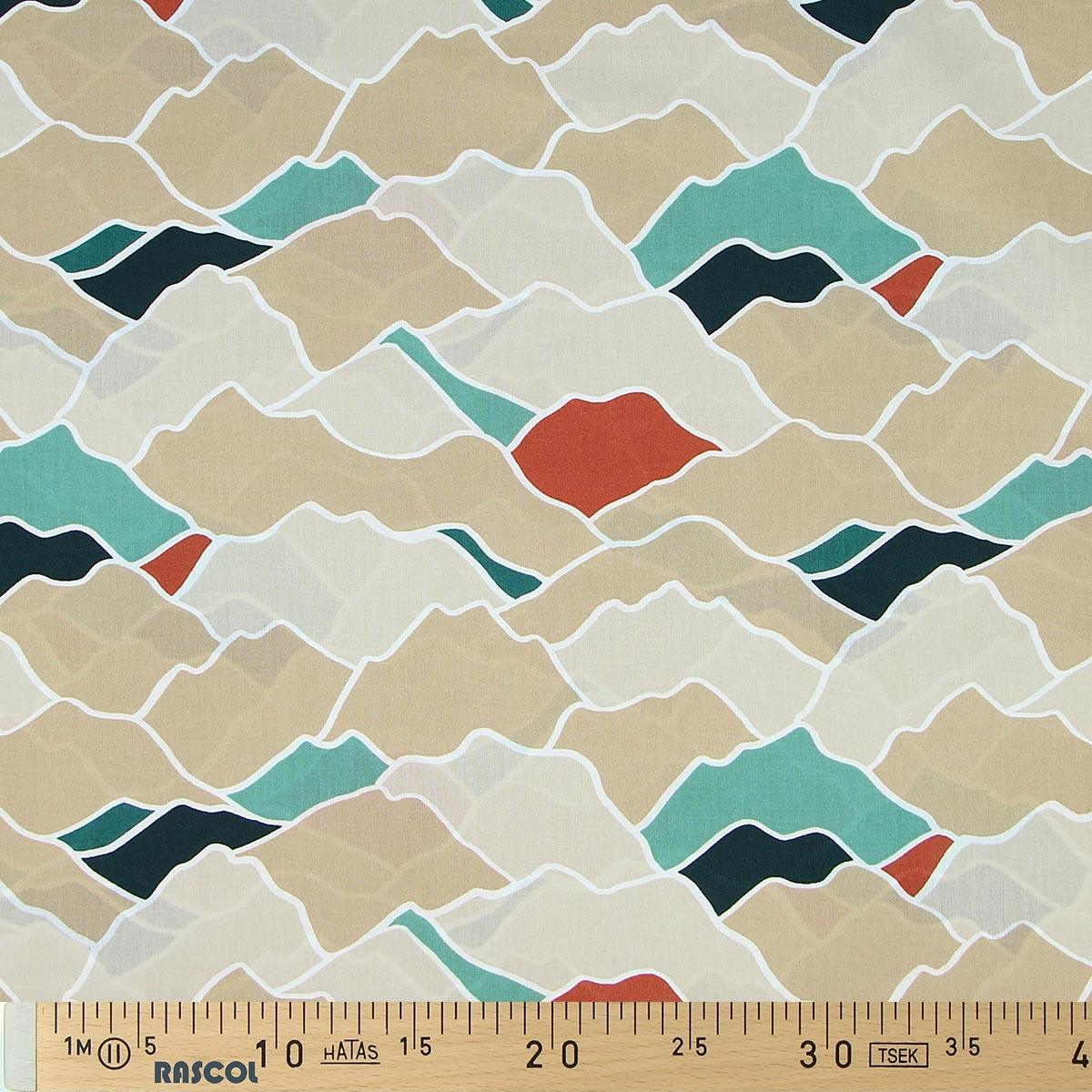 Cotton poplin fabric - Monty Sand