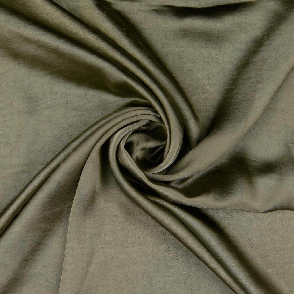 Deluxe satin fabric touched silk - rosemary green