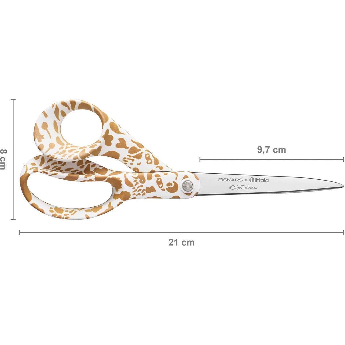 Ciseaux Fiskars X Iittala Toikka Cheetah marron 21 cm