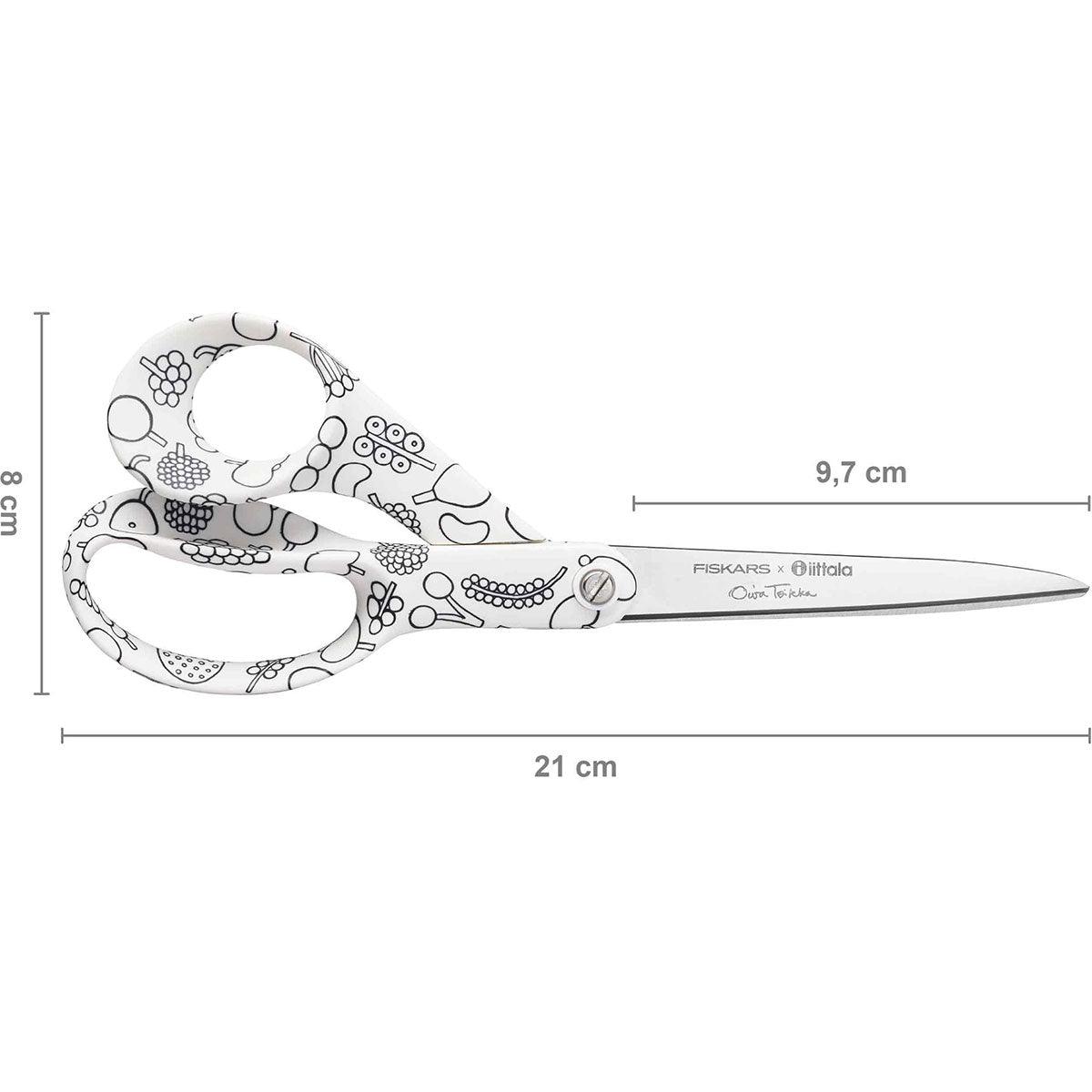 Fiskars x iittala toikka frutta schwarz und weiß 21 cm