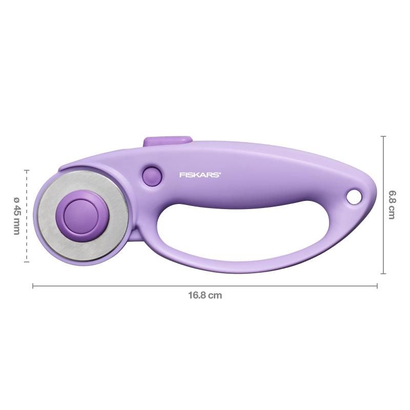 Cutter rotatif Fiskars Ultra Lilac 45 mm