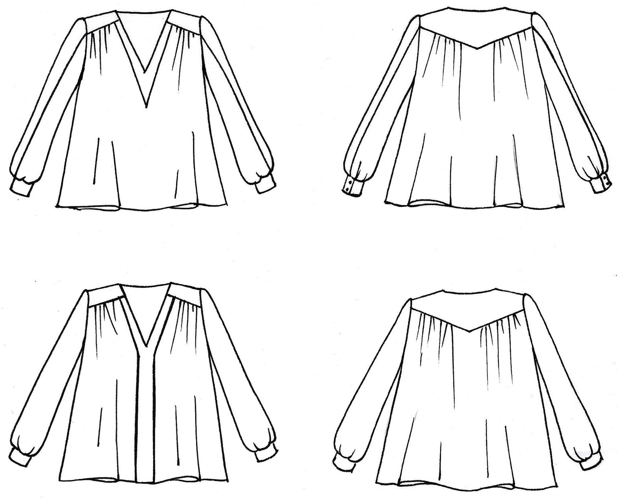 Patron de blouse Even - Anna Rose patterns