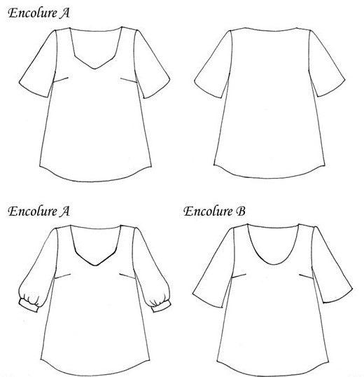 Blouse Sally Blouse Pattern - Anna Rose Patterns