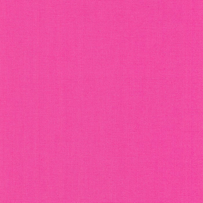 Uni cotton fabric patchwork kona - bright pink