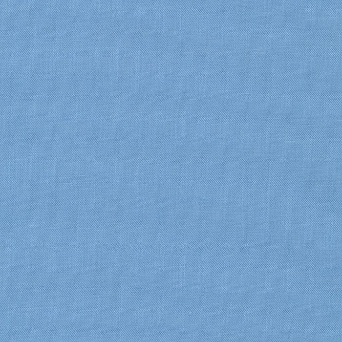 Tissu coton uni patchwork Kona - Candy Blue