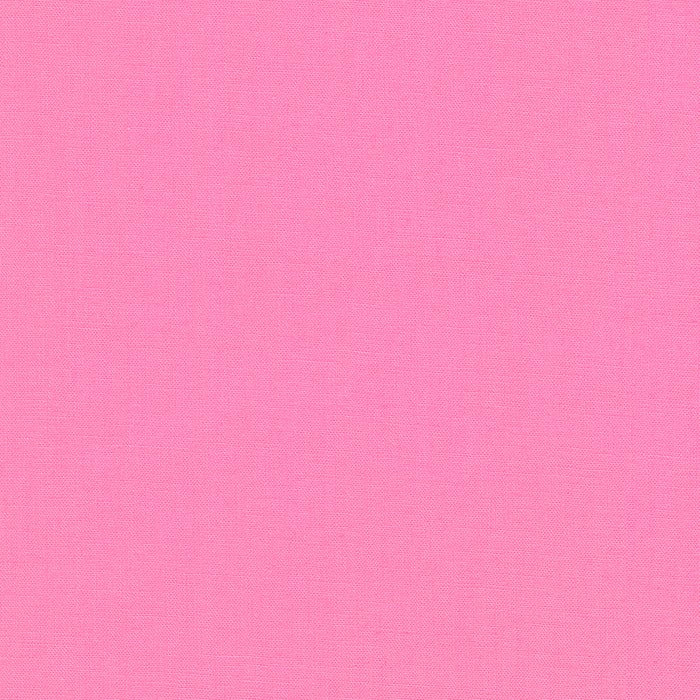 Tissu coton uni patchwork Kona - Candy Pink