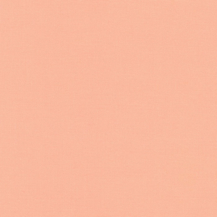 Uni cotton fabric patchwork kona - peach