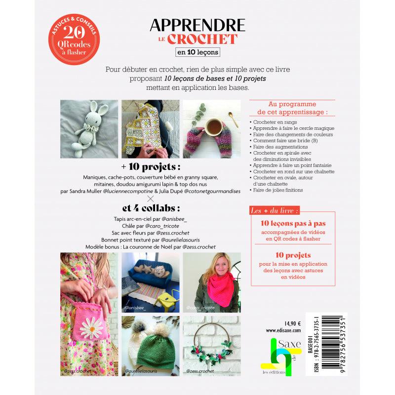 Livre apprendre le crochet en 10 leçons