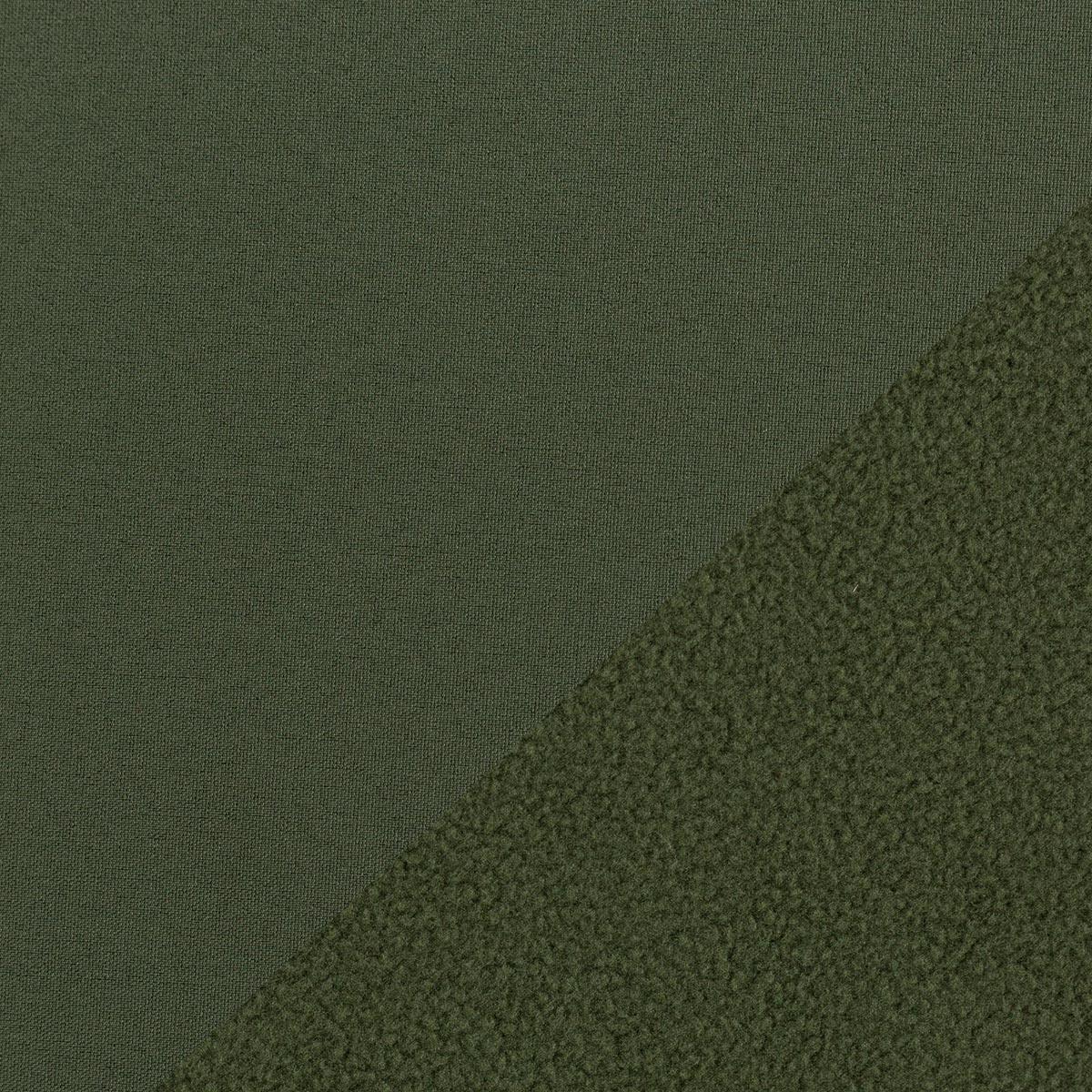 Softshell Fabric Speaking with Polar Micro - Olive Green