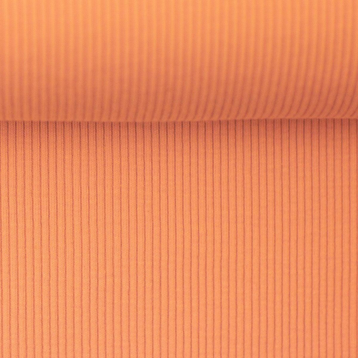 Jersey fabric cotton chopped mesh - apricot