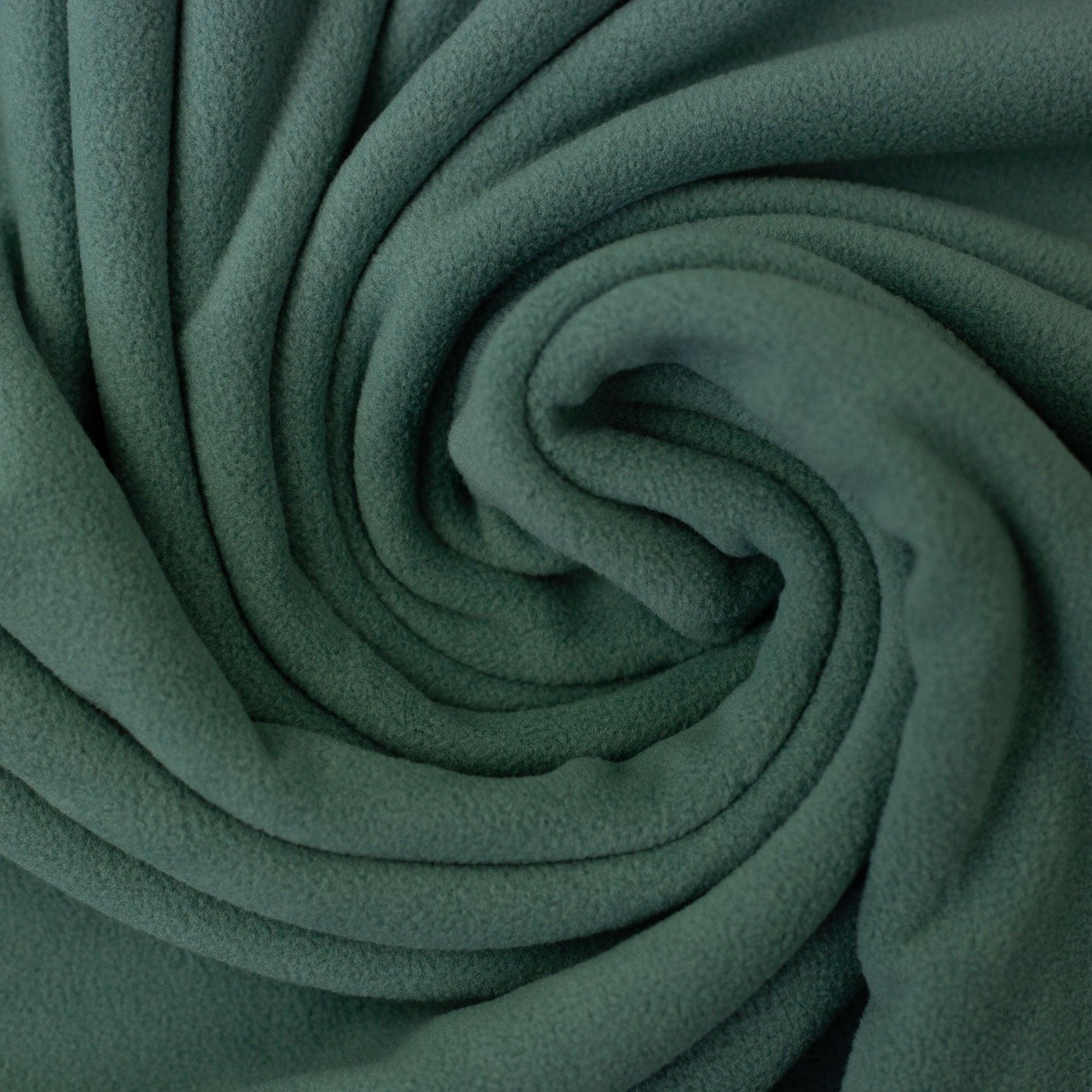 Deluxe micro fleece fabric - Mélèze green